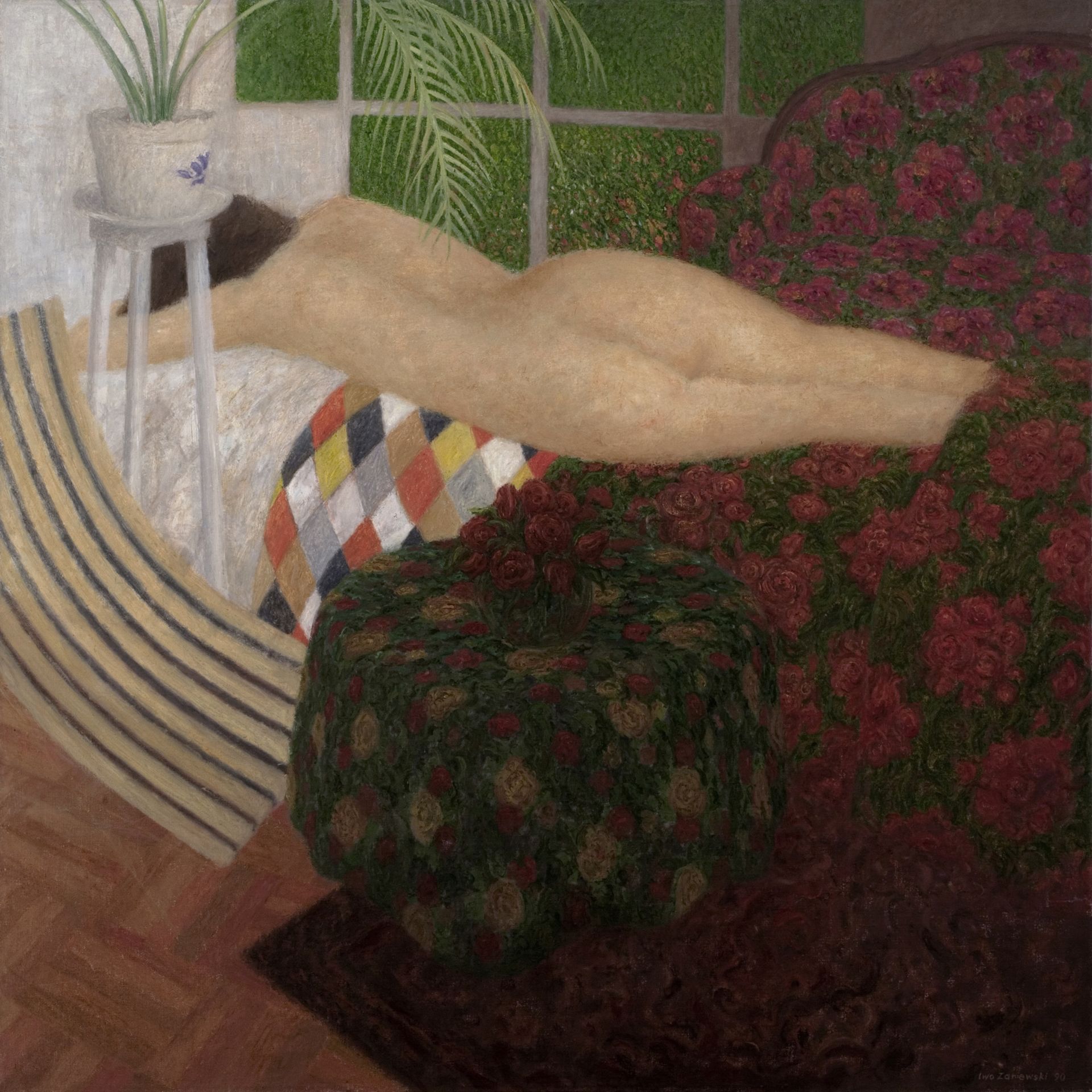 Harlequin - patterned Blanket  Iwo Zaniewski